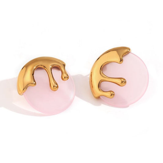 Smara Liquid Stud Earrings