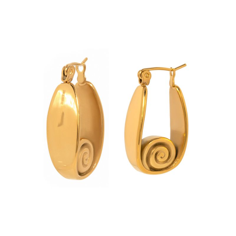 Smara Threaded Hoop Earrings