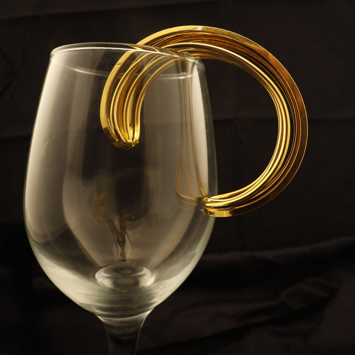 Smara Geometric 18K Gold Plated Cuff Bangle