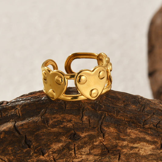 Smara Heart Adjustable Ring