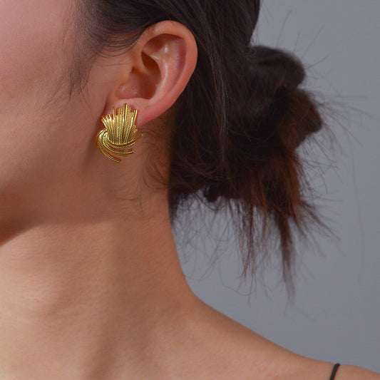 Smara Firework Braded Earrings