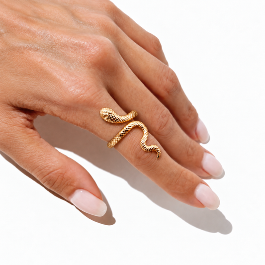 Smara Snake Adjustable Ring