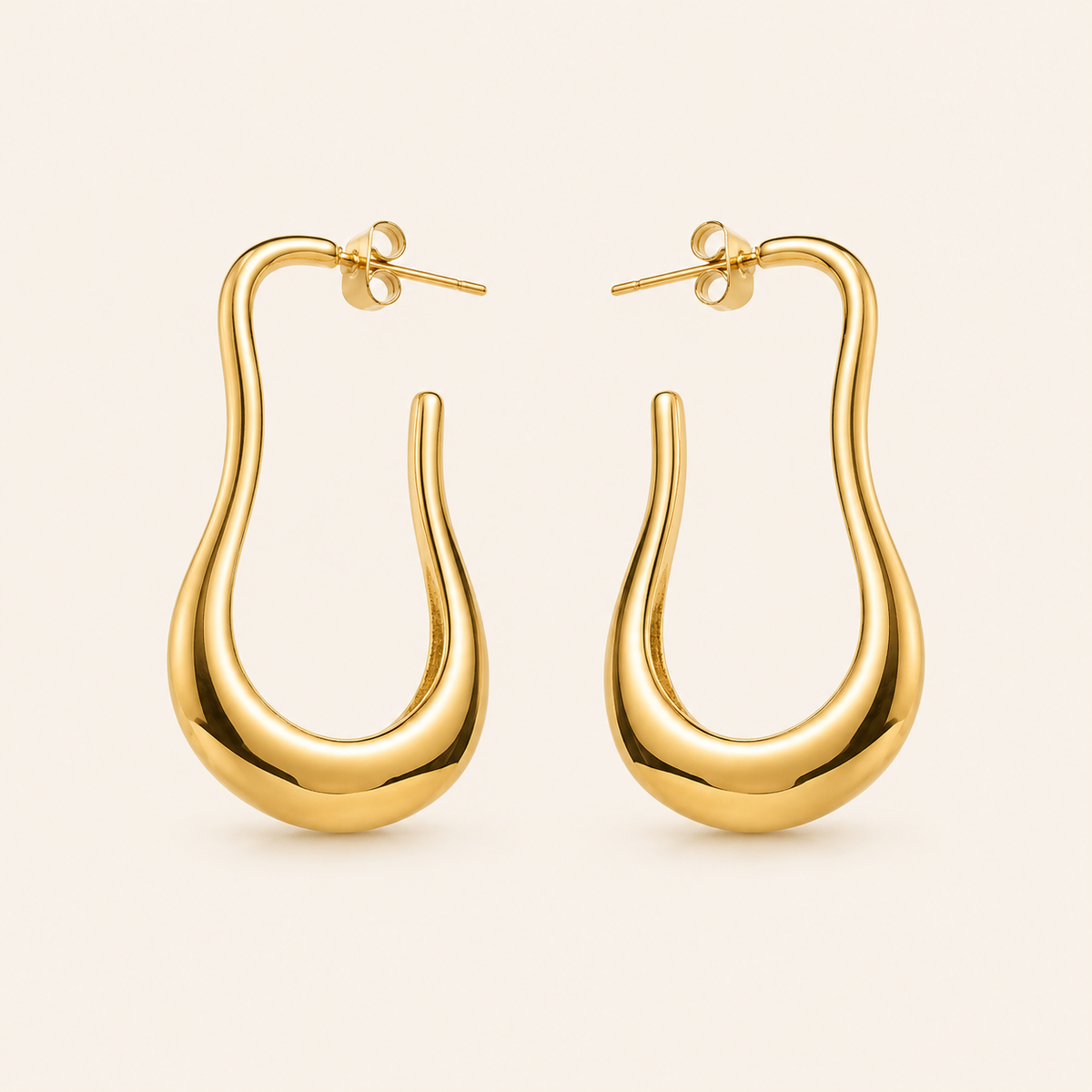 Smara Irregular U-Shaped Earrings