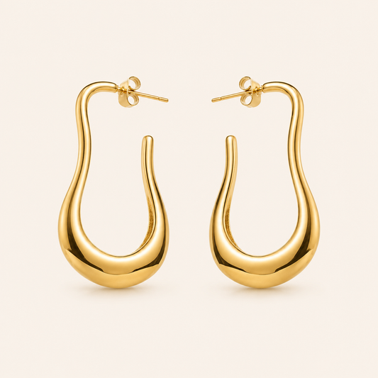 Smara Irregular U-Shaped Earrings