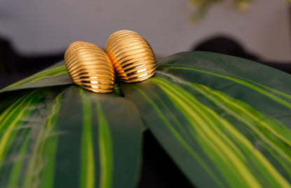 Smara Bettle Bug Stud Earrings