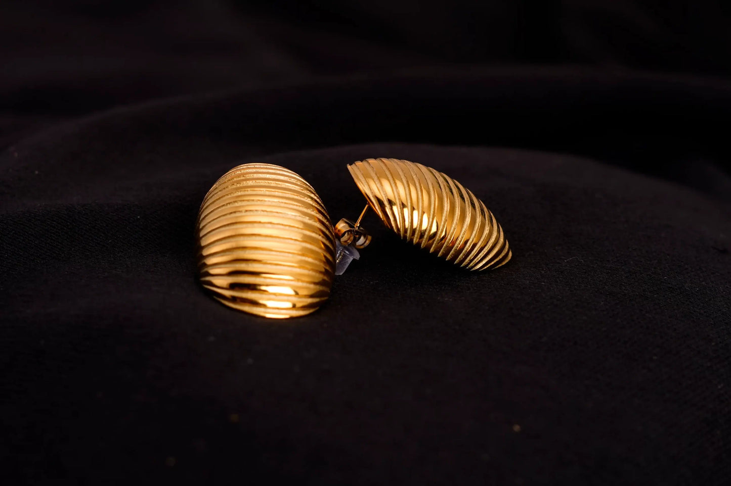 Smara Bettle Bug Stud Earrings