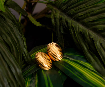 Smara Bettle Bug Stud Earrings
