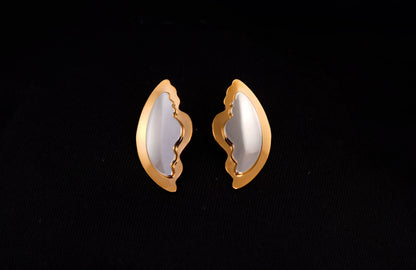 Smara Color Block Wing Stud Earrings