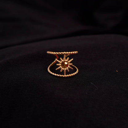 Smara Sunburst Adjustable Ring