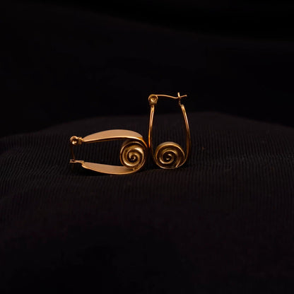 Smara Threaded Hoop Earrings