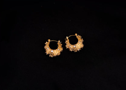 Smara American Diamond Studed Geometric Earrings
