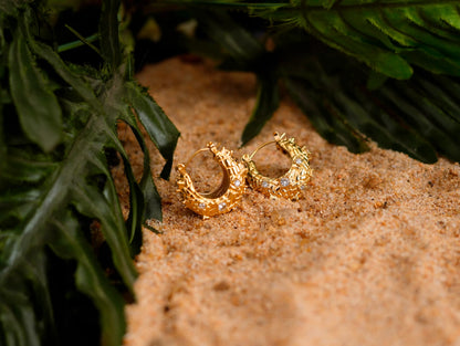Smara American Diamond Studed Geometric Earrings