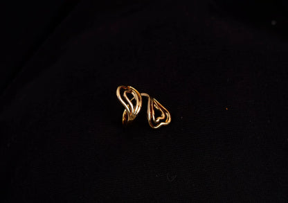 Smara Hollow Love Adjustable Ring