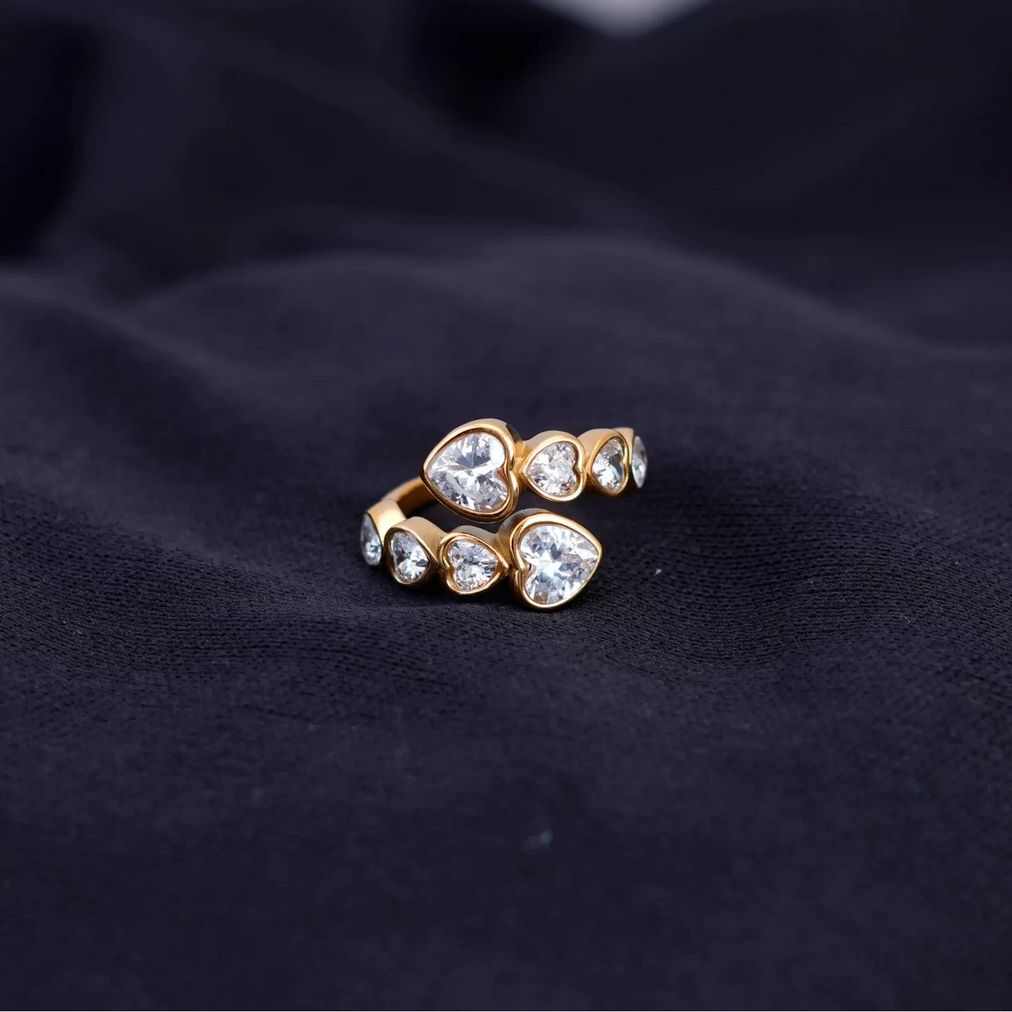 Smara Queen of Hearts Adjustable Ring