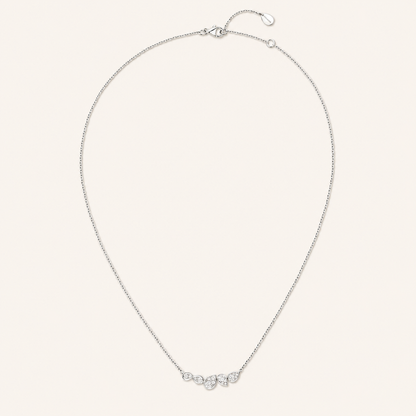 Smara Diamond Drop Shaped Necklace