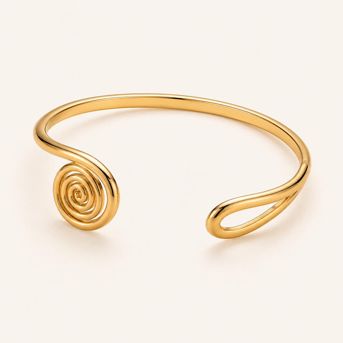 Smara 18K Gold Plated Asymmetrical Bracelet