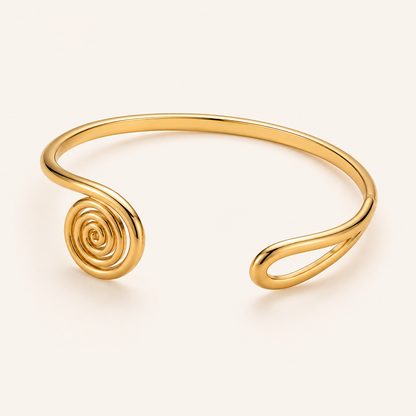Smara 18K Gold Plated Asymmetrical Bracelet