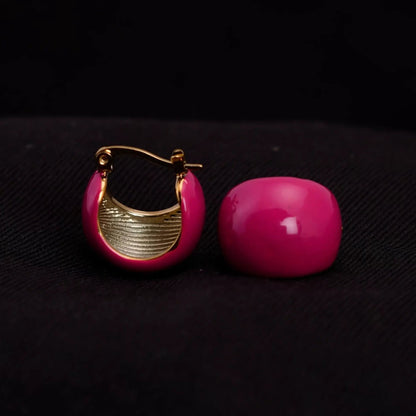 Smara weightless dripping round earrings