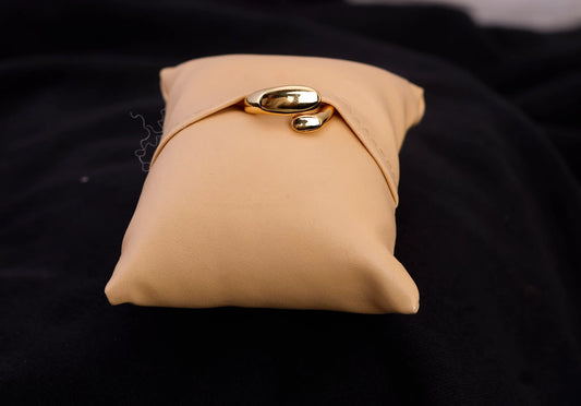 Smara Gold Geometric Adjustable Ring