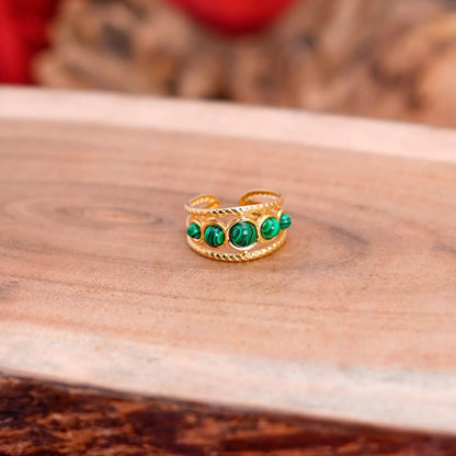 Smara Tiger Eye Adjustable Ring