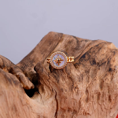 Smara Starburst Adjustable Ring