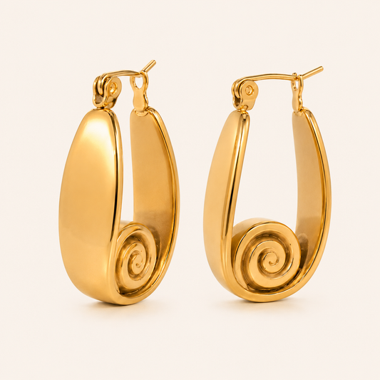 Smara Threaded Hoop Earrings