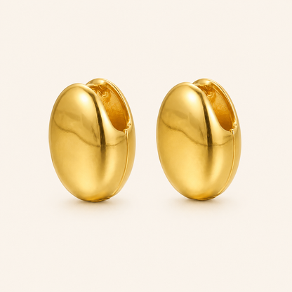 Smara 18k gold plated Peanut Huggie