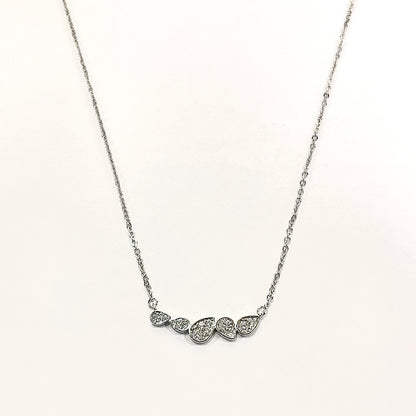Smara Diamond Drop Shaped Necklace