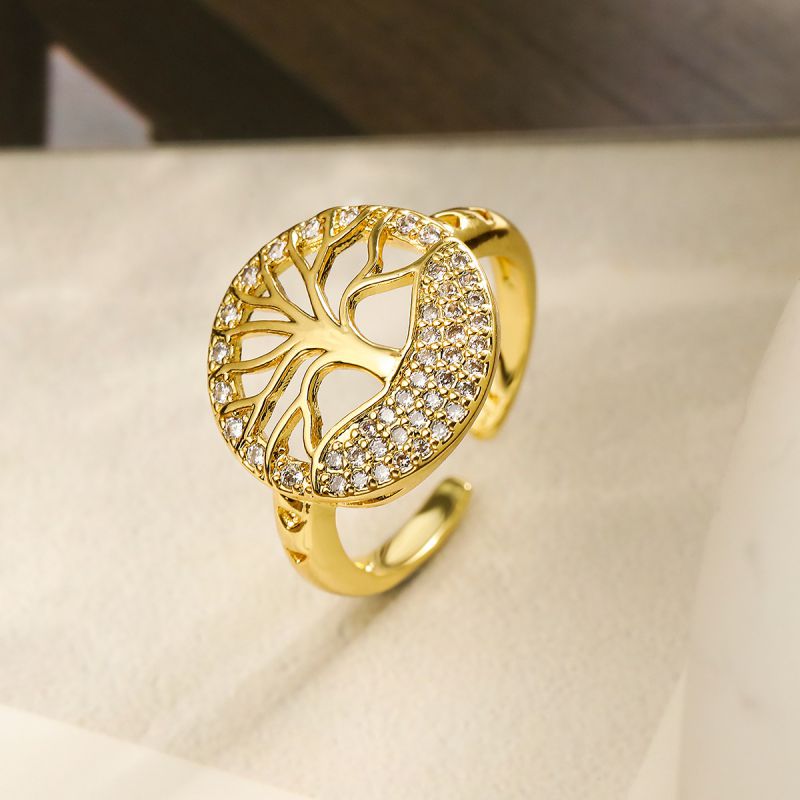 Smara Tree of Life Adjustable Ring