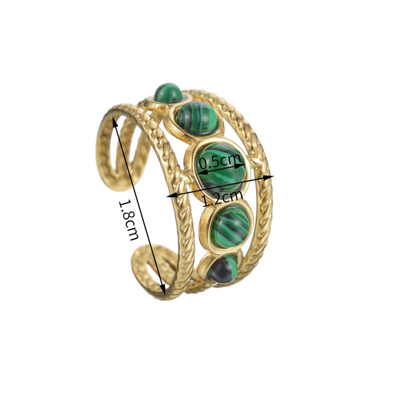 Smara Tiger Eye Adjustable Ring