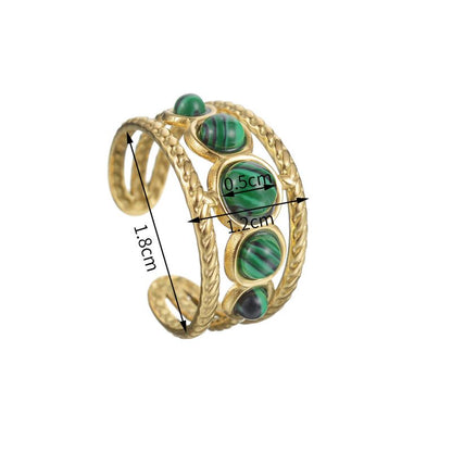 Smara Tiger Eye Adjustable Ring