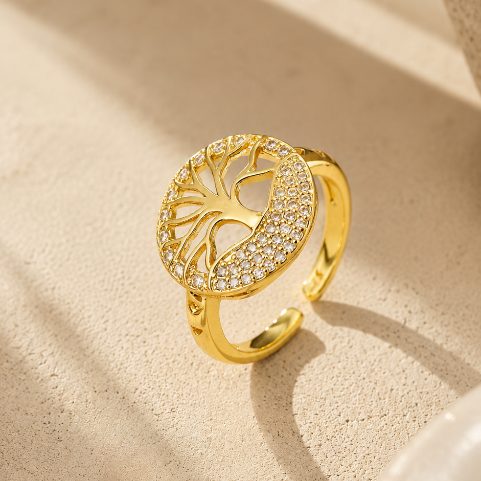 Smara Tree of Life Adjustable Ring