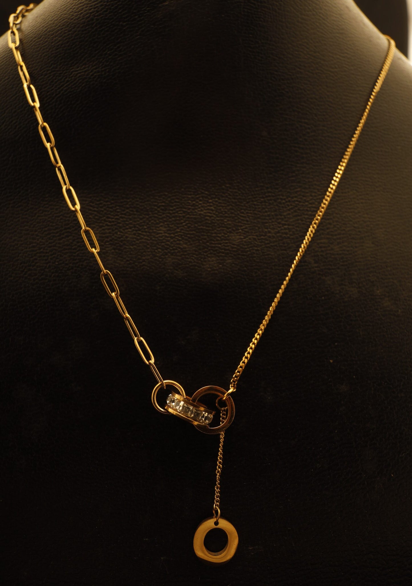 Smara 18k gold plated zircon pendant