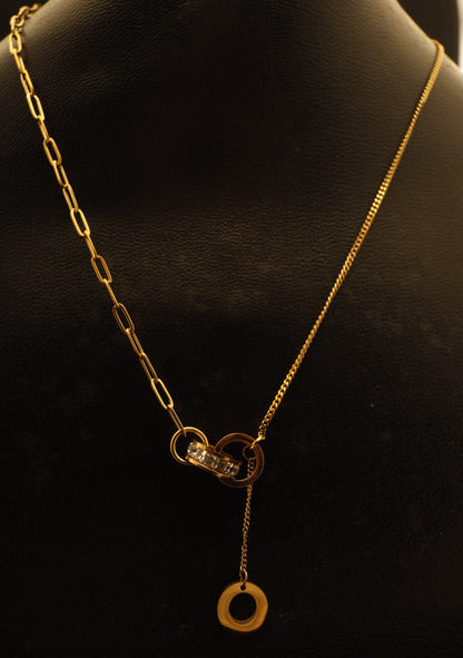 Smara 18k gold plated zircon pendant
