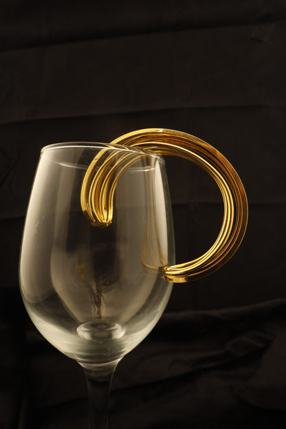Smara 18k gold plated cuff bangle
