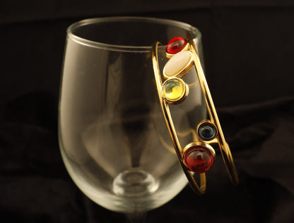 Smara Opulent Gems Cuff Bangle