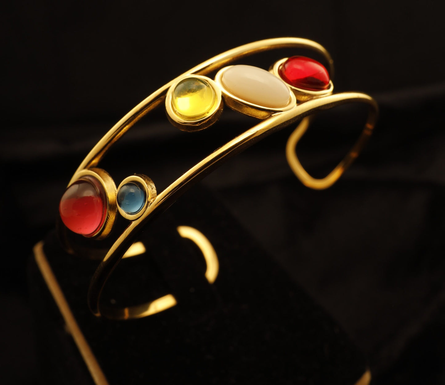 Smara Opulent Gems Cuff Bangle