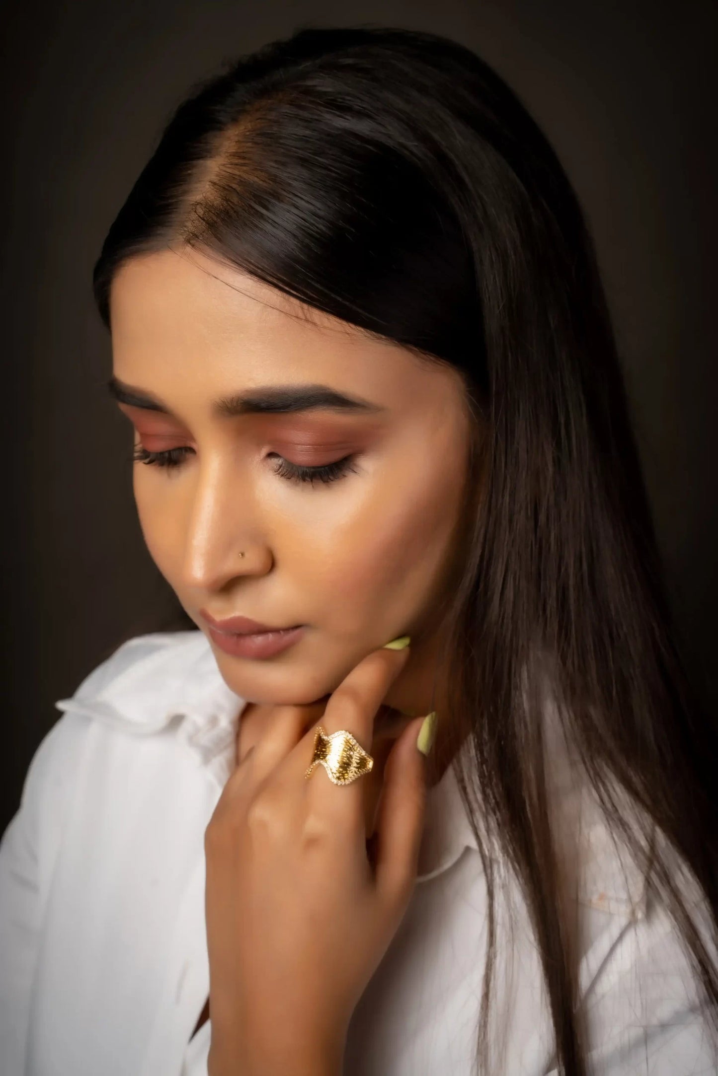 Smara Crinkly Adjustable Ring