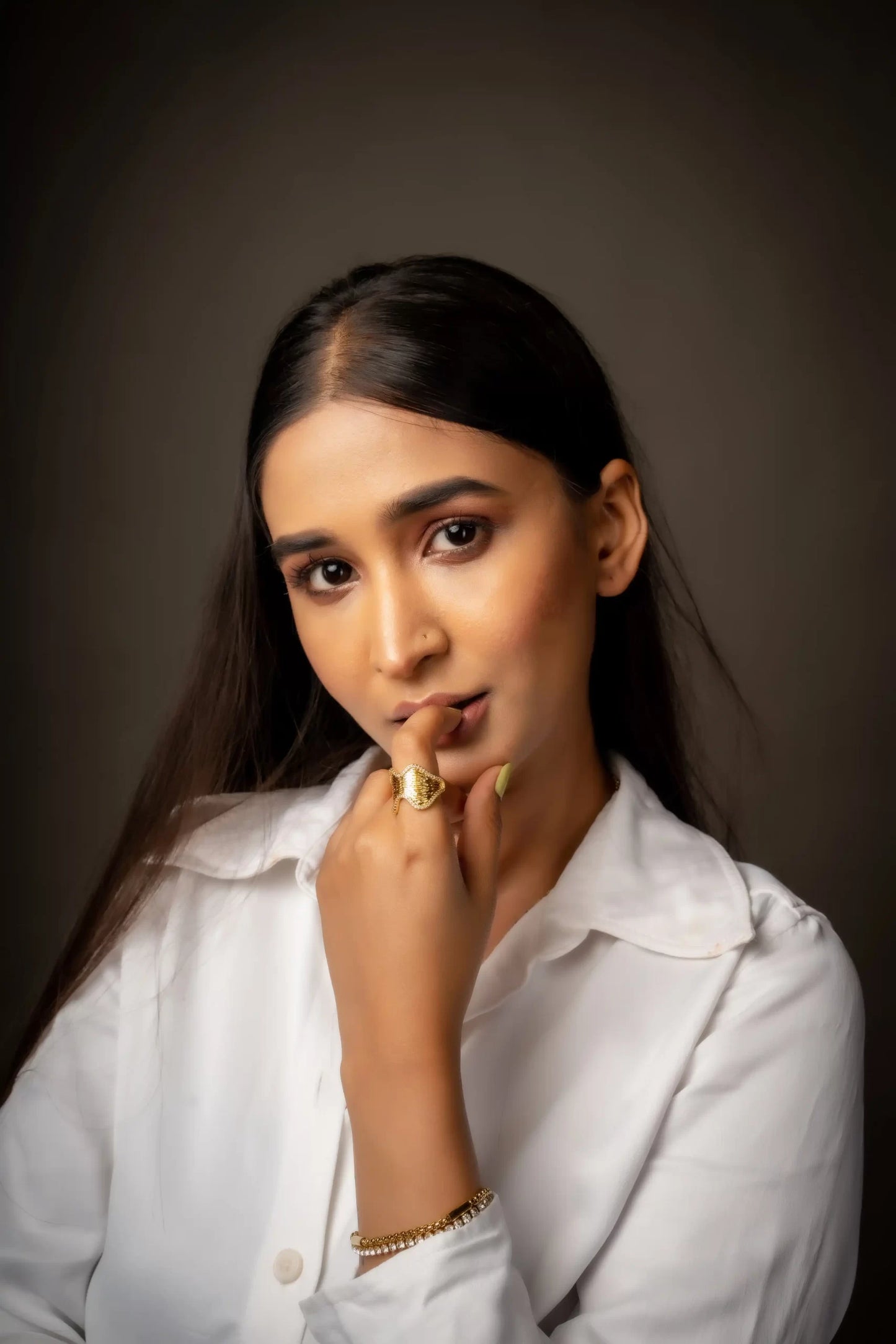 Smara Crinkly Adjustable Ring