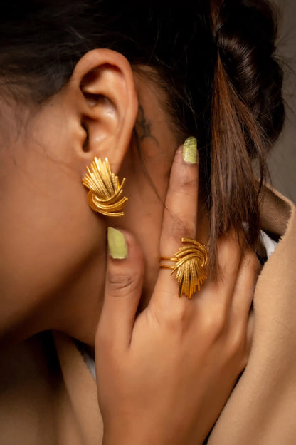 Smara Firework Braded Earrings
