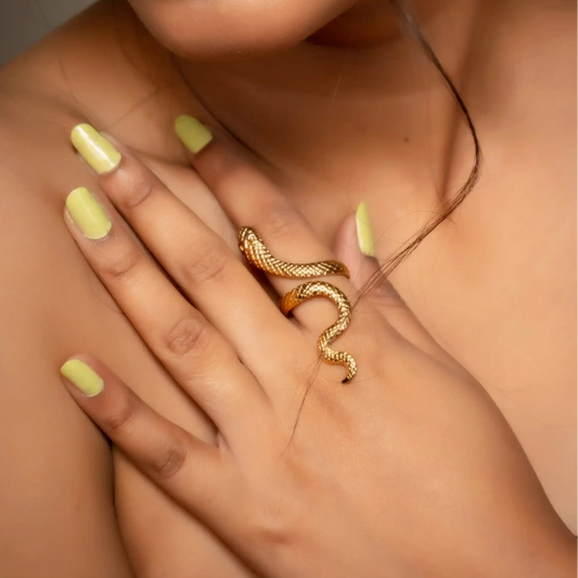 Smara Snake Adjustable Ring