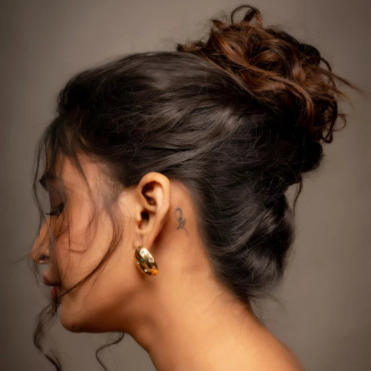 Smara Stone Head Earrings