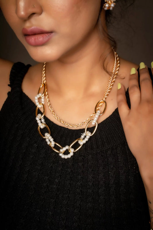 Smara Double Layered Link Chain