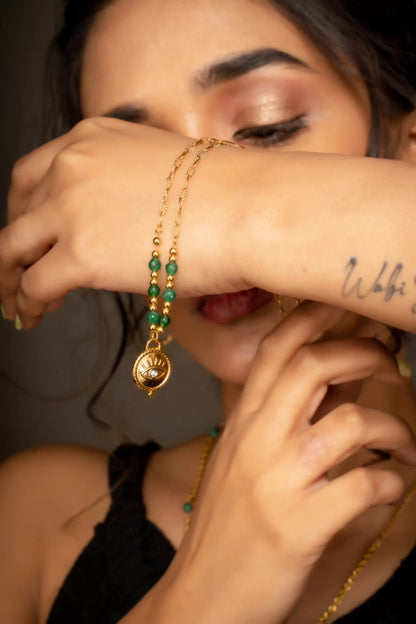 Smara Evil eye beaded Necklace