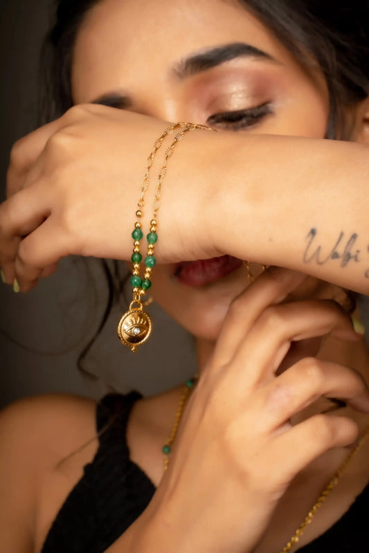 Smara Evil eye beaded Necklace