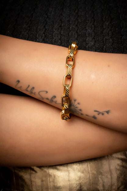 Smara Golden Rasp Bracelet