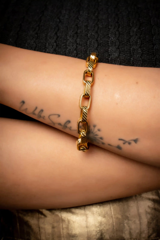 Smara Golden Rasp Bracelet