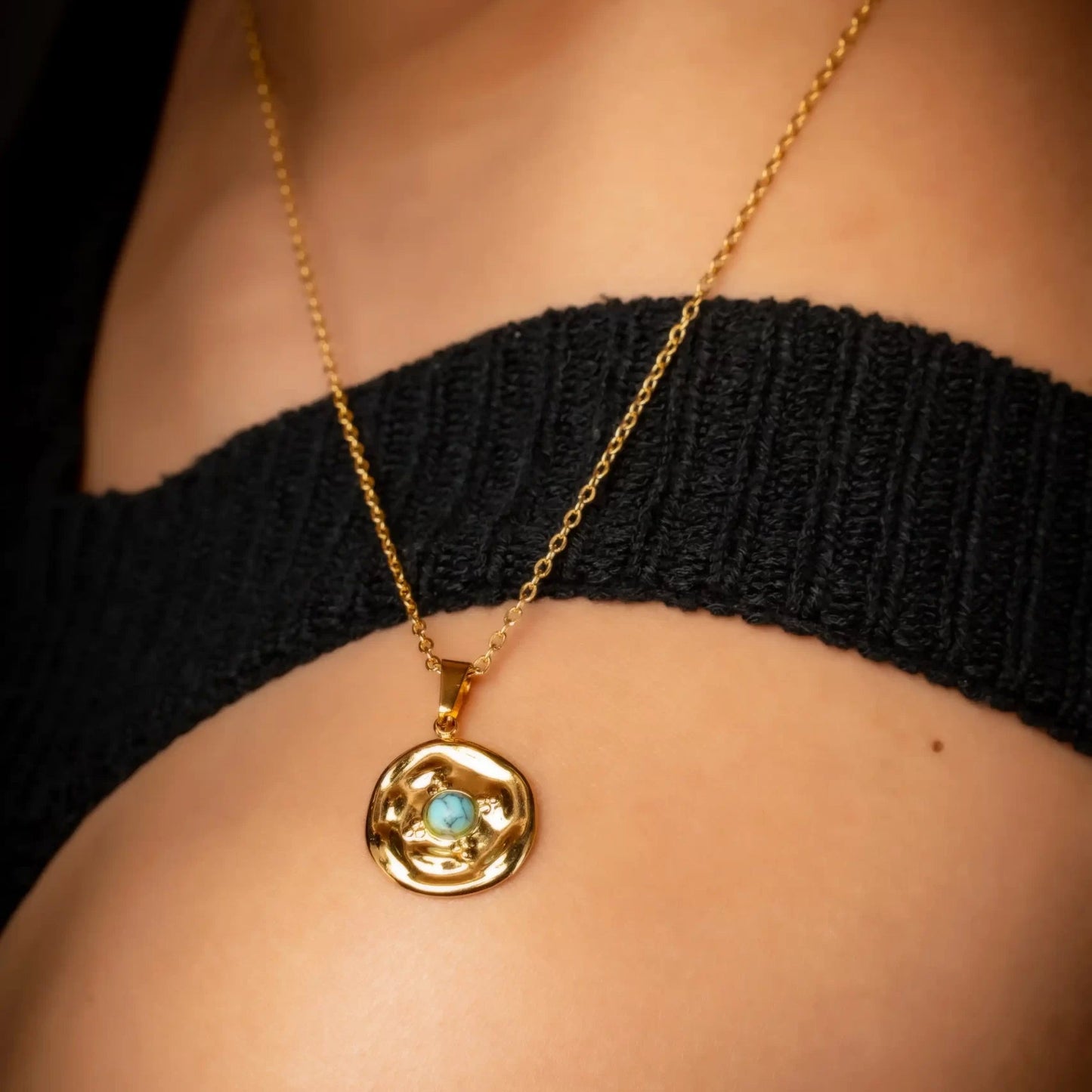 Smara Turquoise Charm Pendant