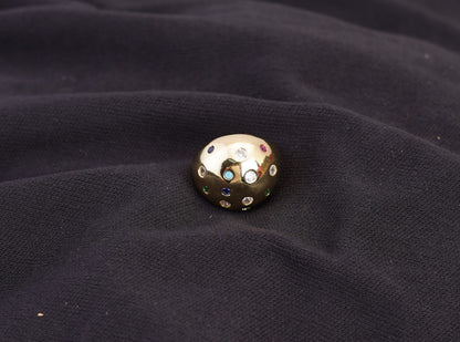 Smara Multi-Couloured Gemstone Adjustable Ring