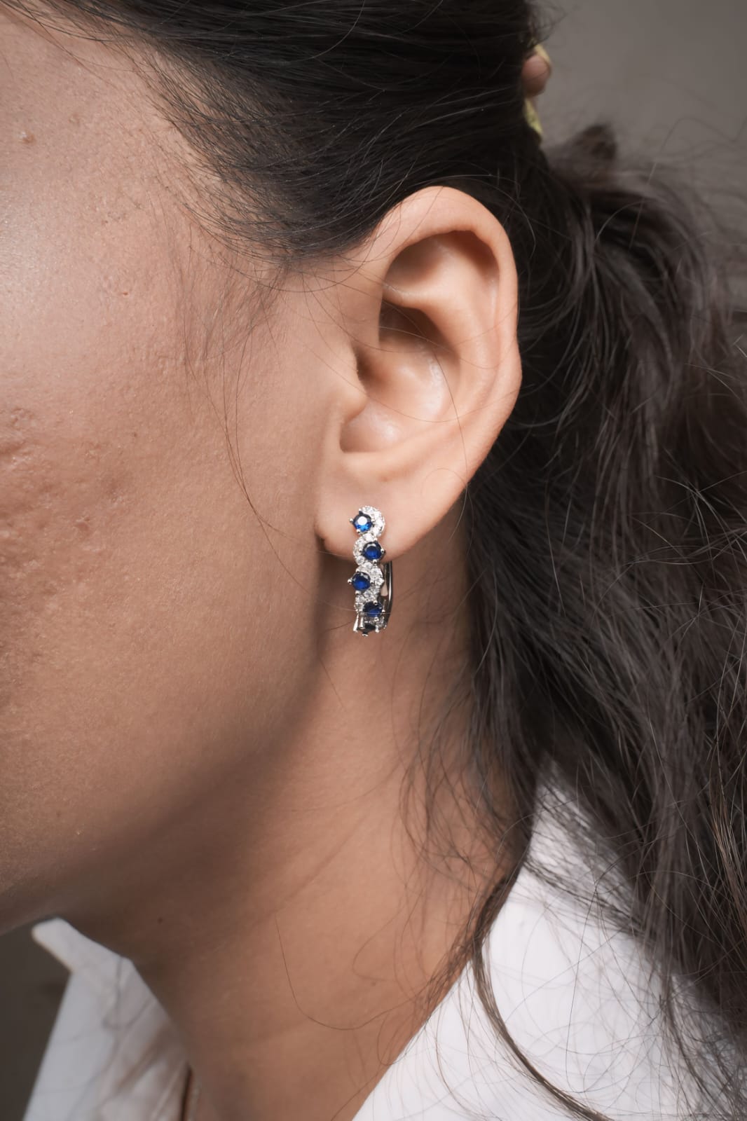 Smara Blue Sapphire Earrings
